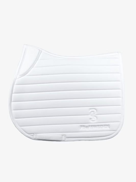 PS of Sweden Stripe Jump Saddle Pad - White