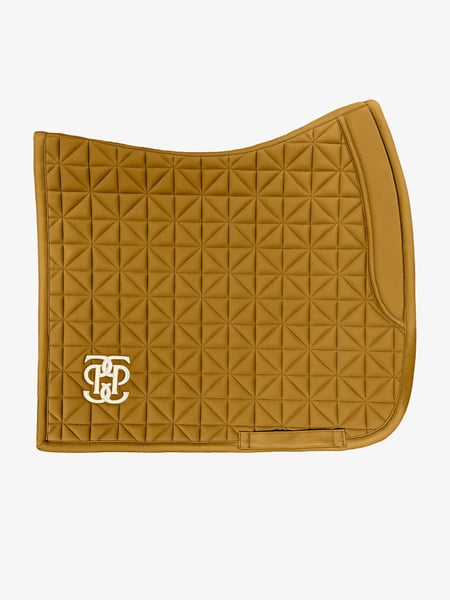 PS of Sweden Diamond Quilt Dressage Saddle Pad - Golden Brown