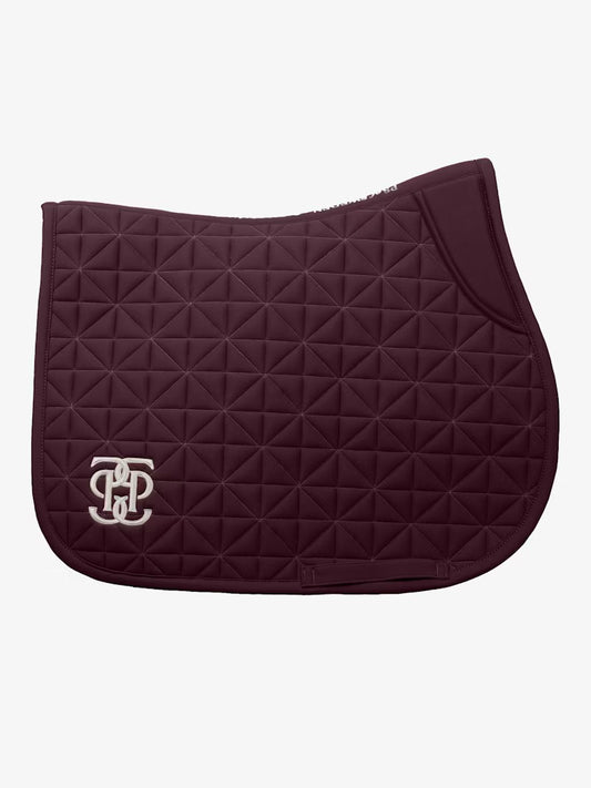 PS of Sweden Diamond Quilt Jump Saddle Pad - Plum