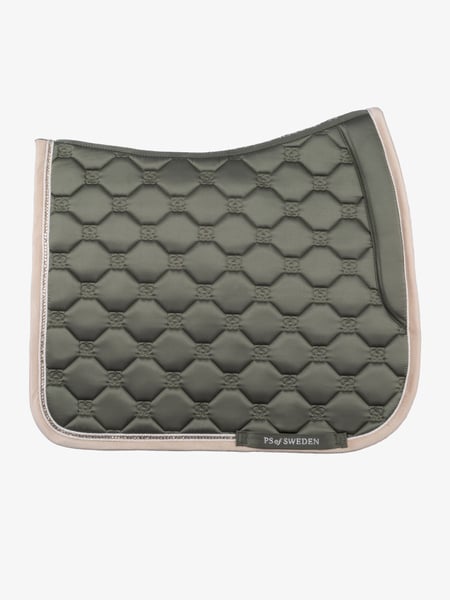 PS of Sweden Vintage Monogram Dressage Saddle Pad - Mist Green