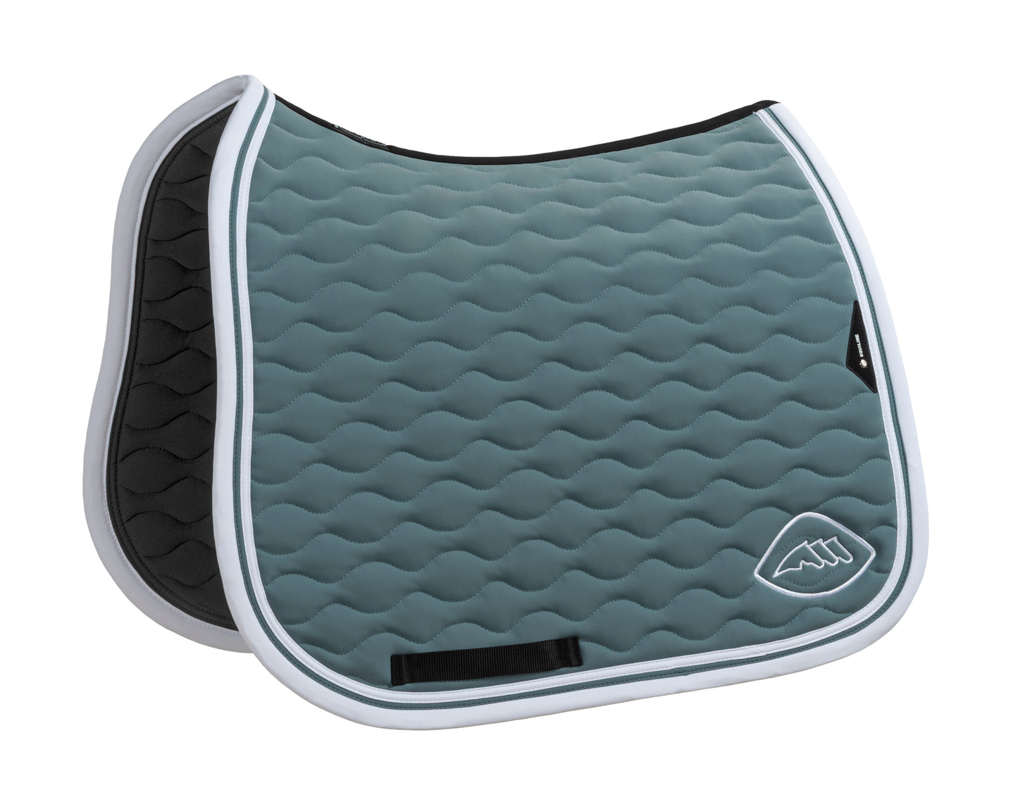 Equiline Eqcud Tech Almond Dressage Saddle Pad - Forest Green