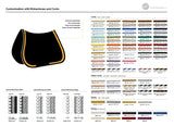 Equiline Octagon Plain Saddle Blanket - Dressage