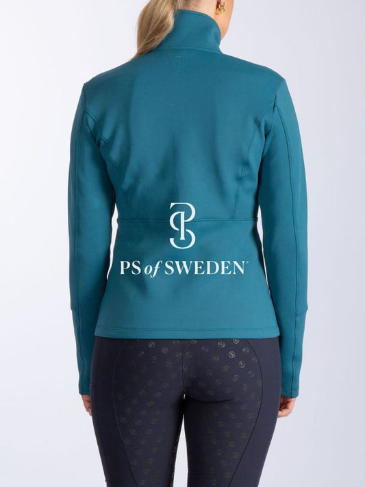 PS of Sweden Midlayer Fleur Petrol Blue