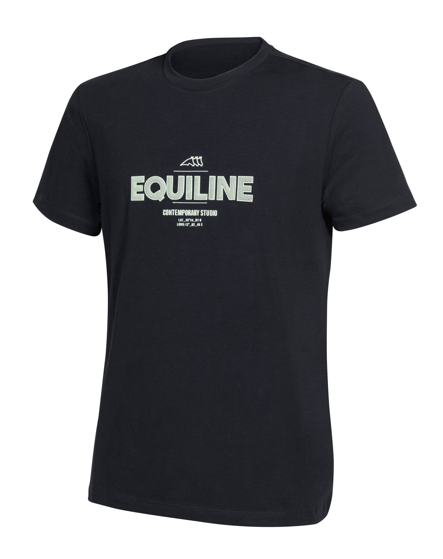 Equiline Unisex T-Shirt Cebac - Black
