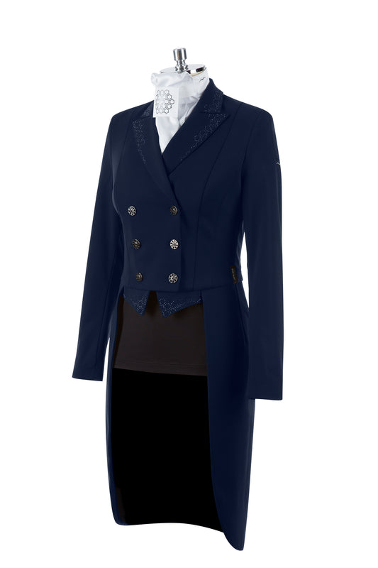 Animo Women's Lorella Riding Tail Coat - Navy