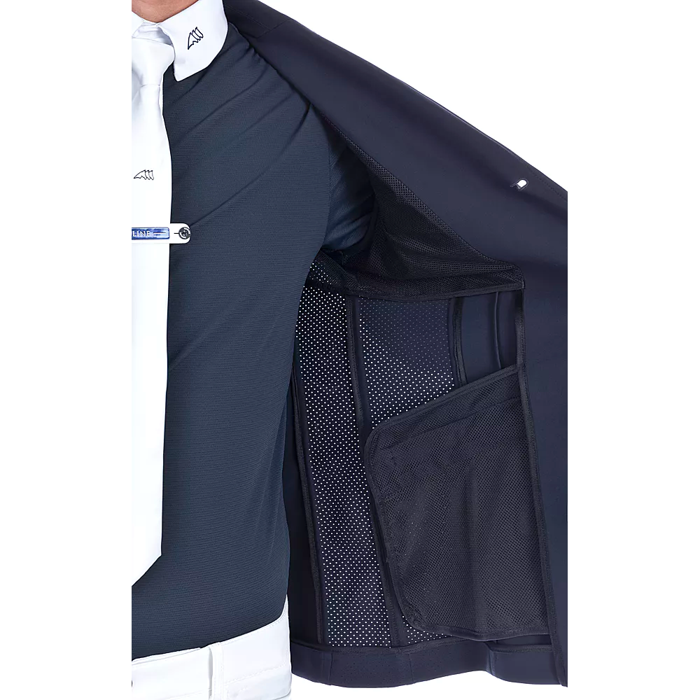 Equiline Men's Competition Jacket Cordelec - Navy Blue