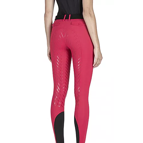 Equiline Cerief Womens Breeches - Cherry Red