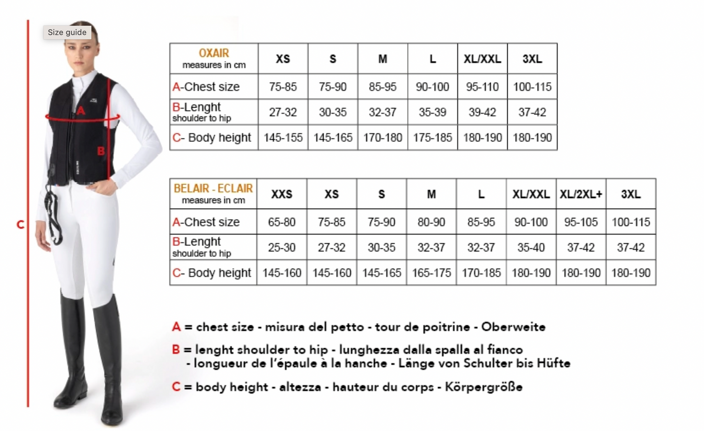 Equiline Belair Air Vest
