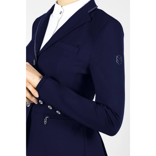 Samshield Victorine Crystal Fabric Womens Competition Jacket - Navy