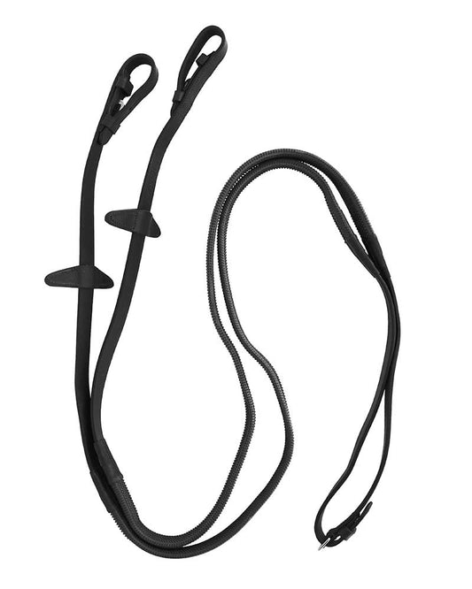 Equiline 5/8 Rubber Reins with Stoppers