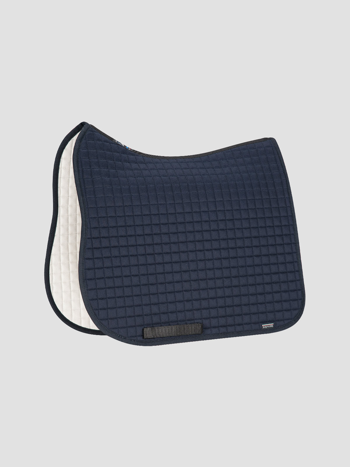Equiline Quadro Plain Saddle Blanket - white Jumping Full