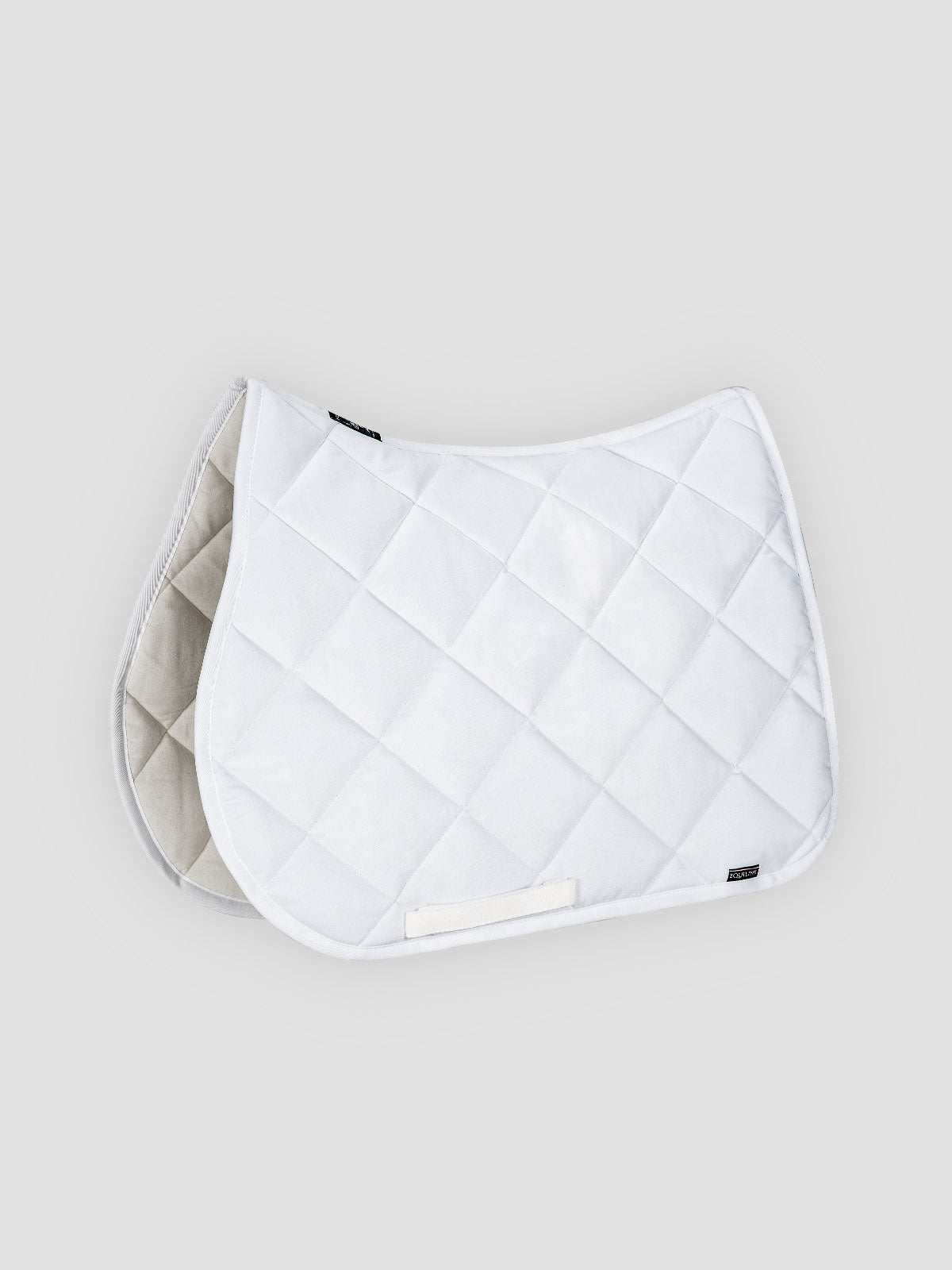 Equiline Plain New Rombo Saddle Blanket - Black Dressage