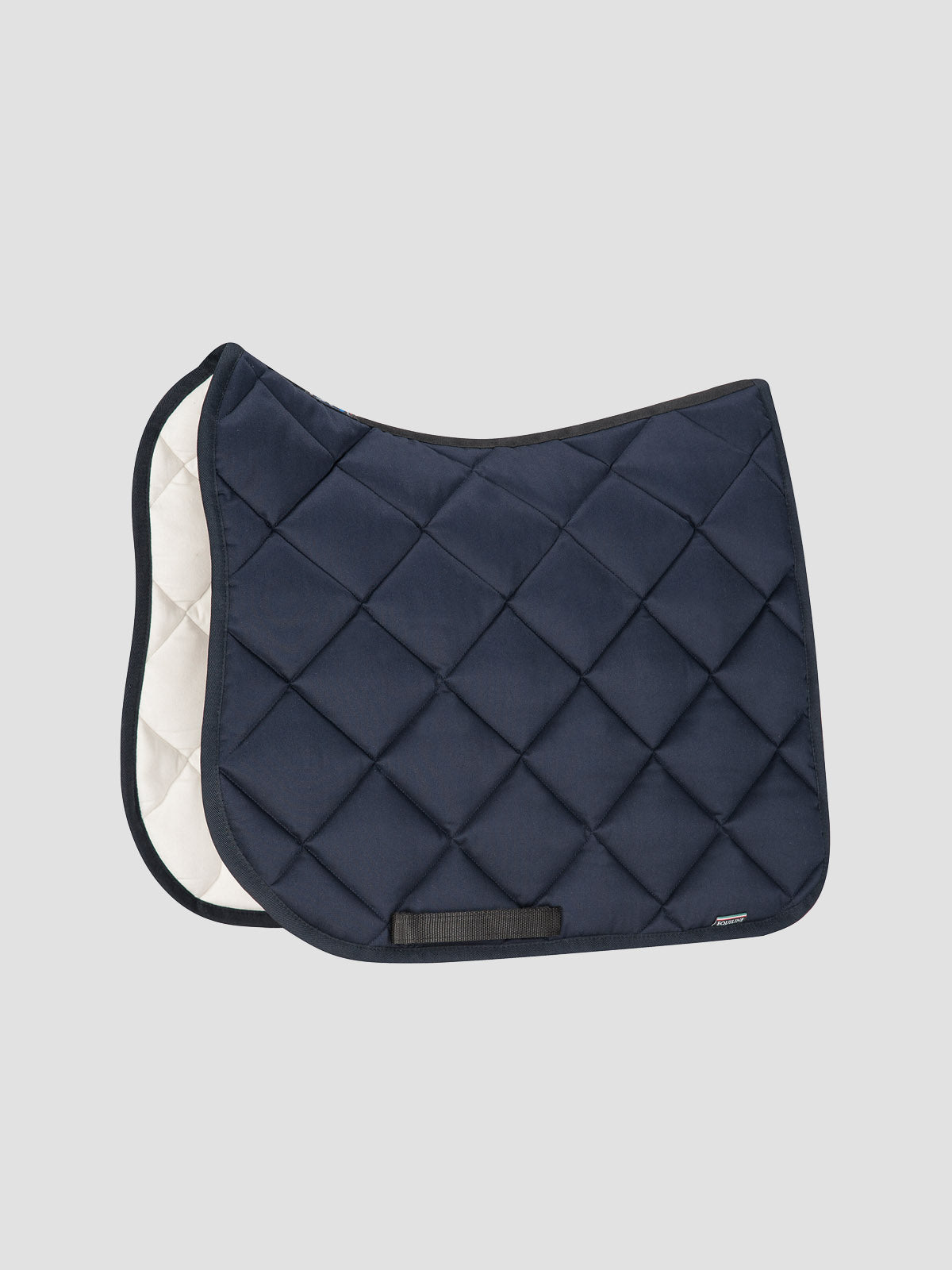 Equiline Plain New Rombo Saddle Blanket - Black Dressage