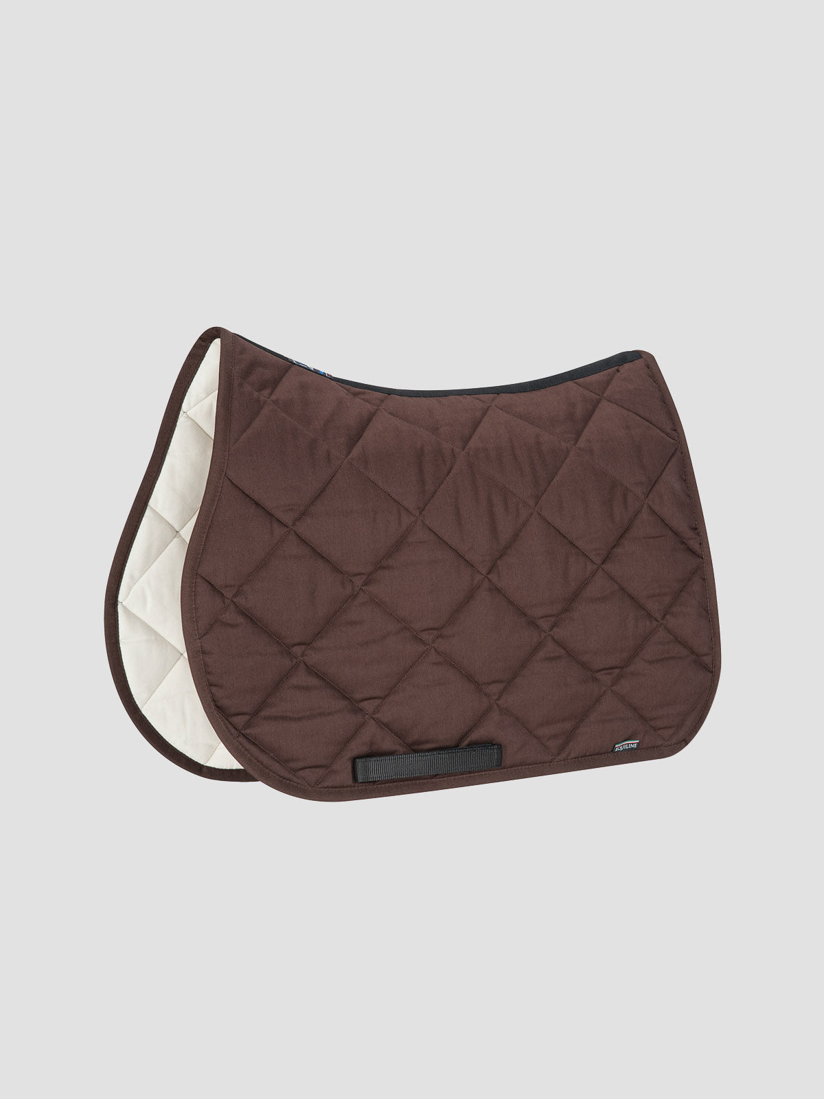 Equiline Plain New Rombo Saddle Blanket - Black Dressage