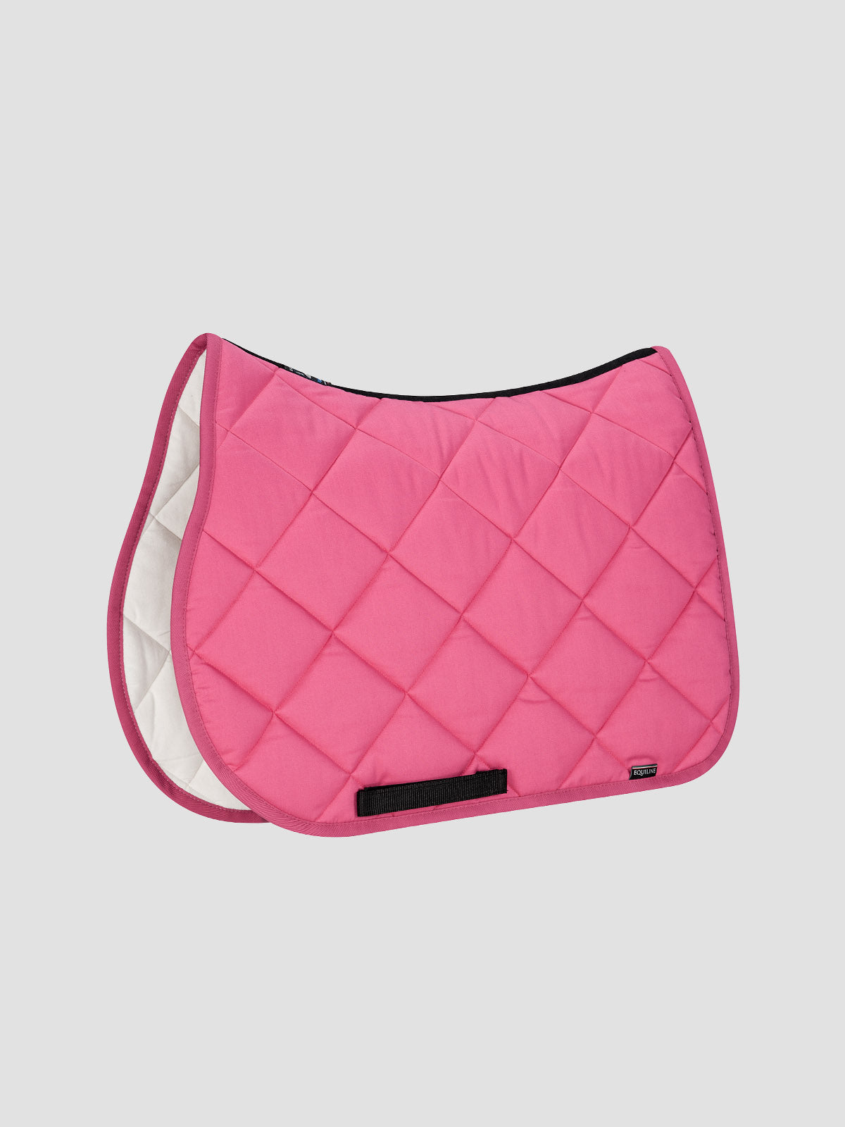Equiline Plain New Rombo Saddle Blanket - Black Dressage