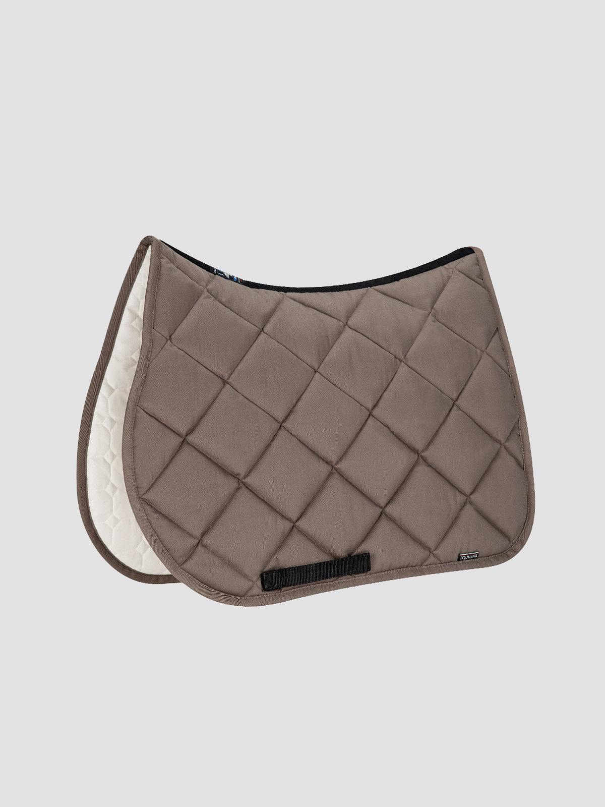Equiline Plain New Rombo Saddle Blanket - Black Dressage