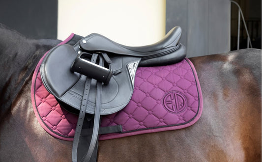 Equiline Elite Saddle SJ102 W/T - Black 17" Wide