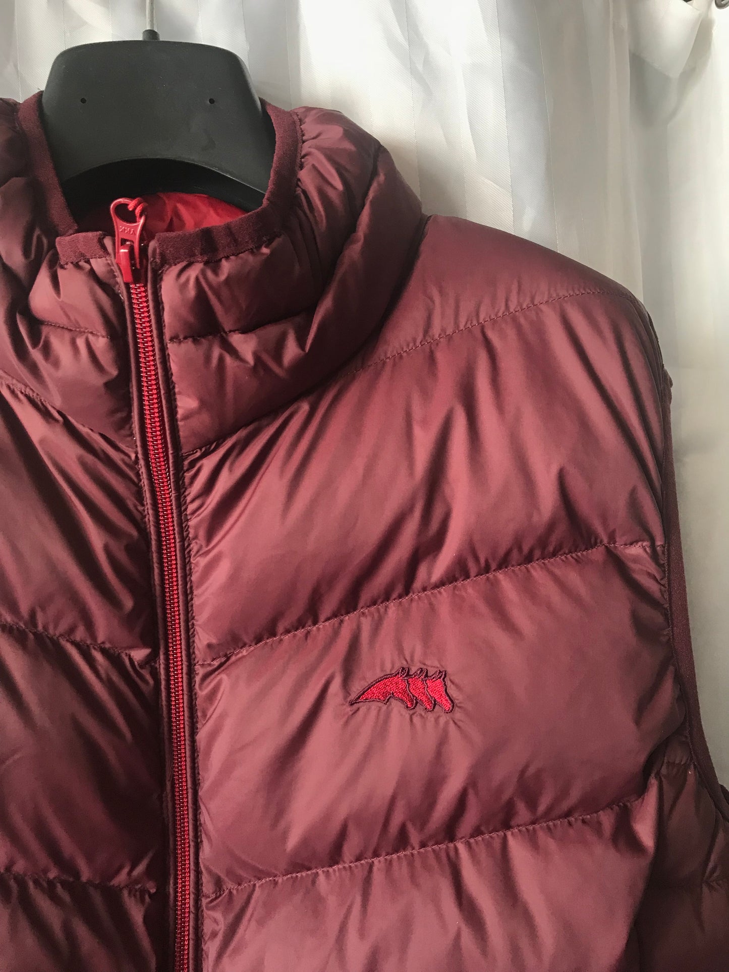 Equiline Jose Womens Down Vest- Burgundy X-Large