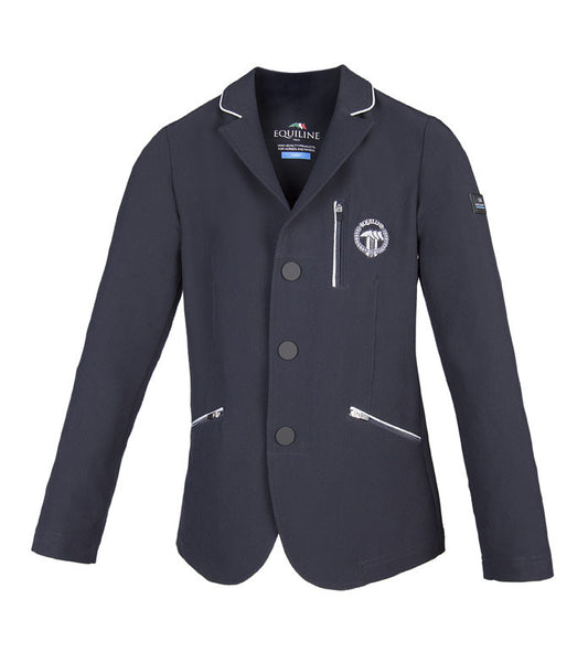 Equiline Denny Boy's Competition Jacket- Black 14/15