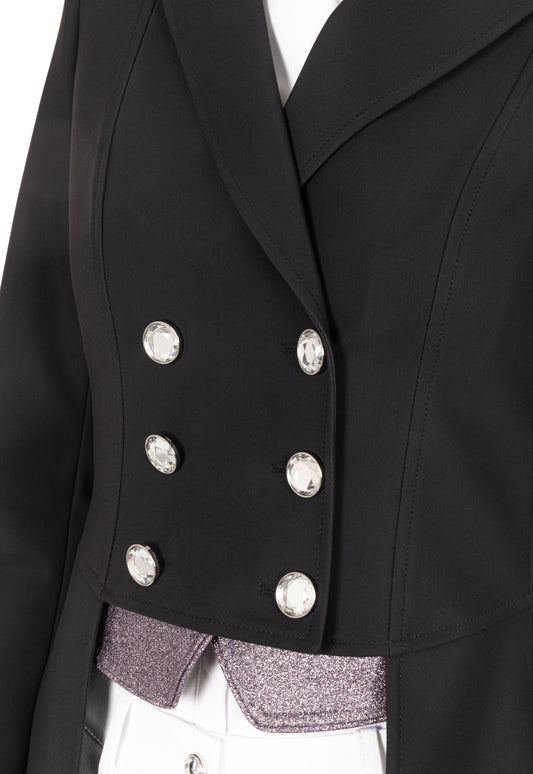 Equiline Gavelg Ladies Dressage Tailcoat - Black - IT 42 / NZ 10