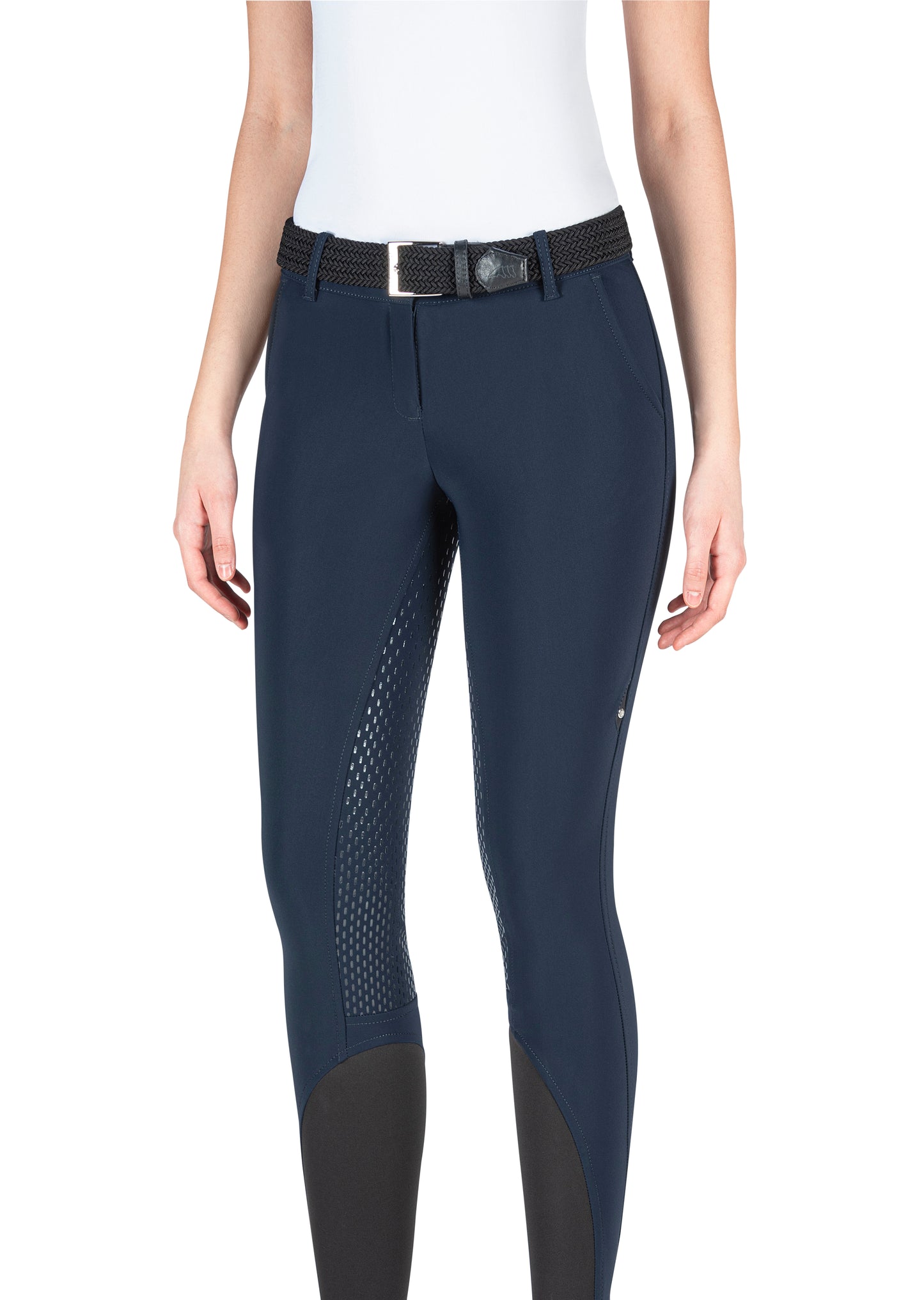 Equiline Juliek Womens Full Grip Breeches IT 40 / NZ 8 Navy