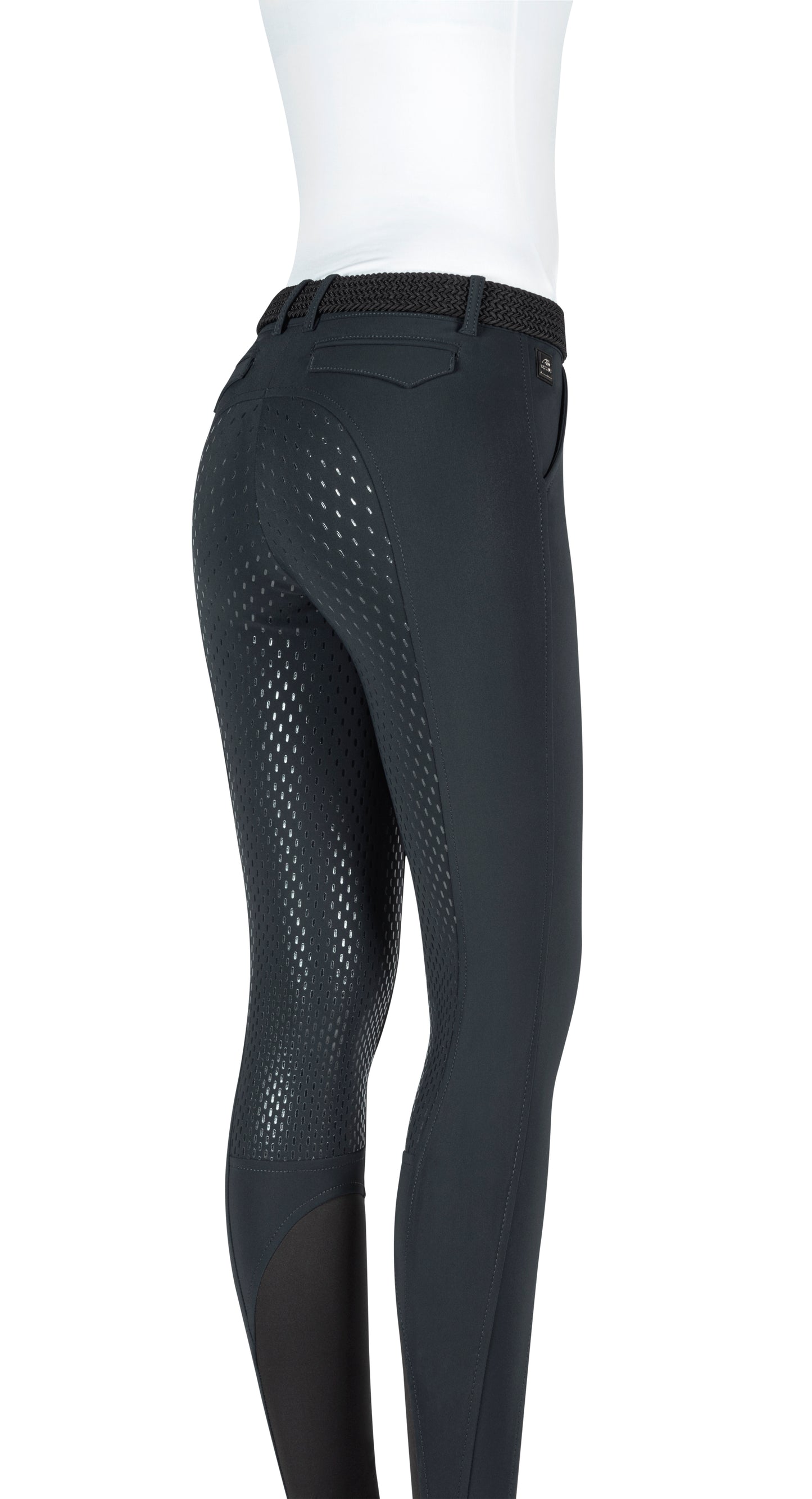 Equiline Juliek Womens Full Grip Breeches IT 40 / NZ 8 Navy