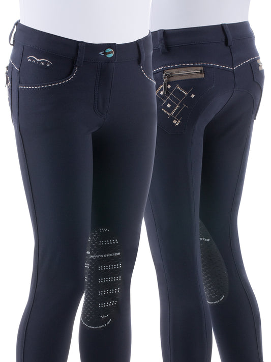 Animo Nila Girls Breeches - Grey Size 10