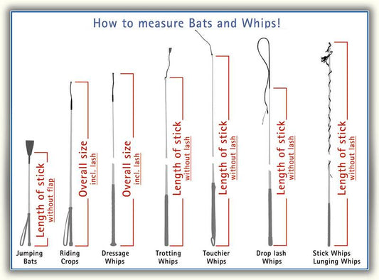 Fleck 030951 Braided Dressage Whip