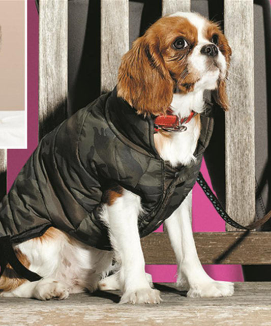 Equiline Camo Dog Bomber