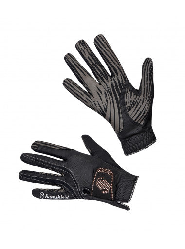 Samshield Swarovski Synthetic Leather Crystal Logo Gloves