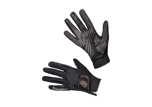 Samshield Swarovski Synthetic Leather Crystal Logo Gloves