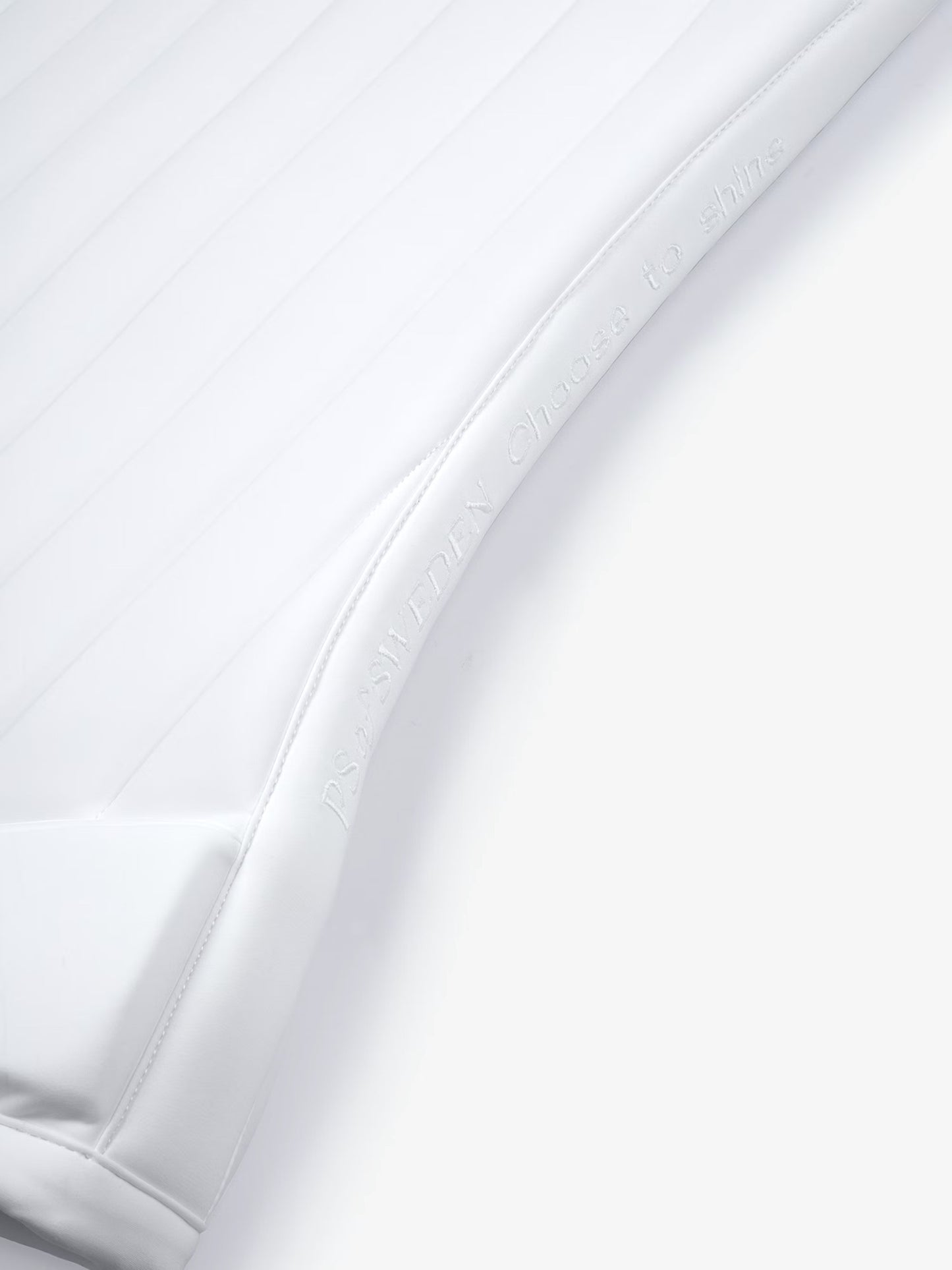 PS of Sweden Stripe Jump Saddle Pad - White