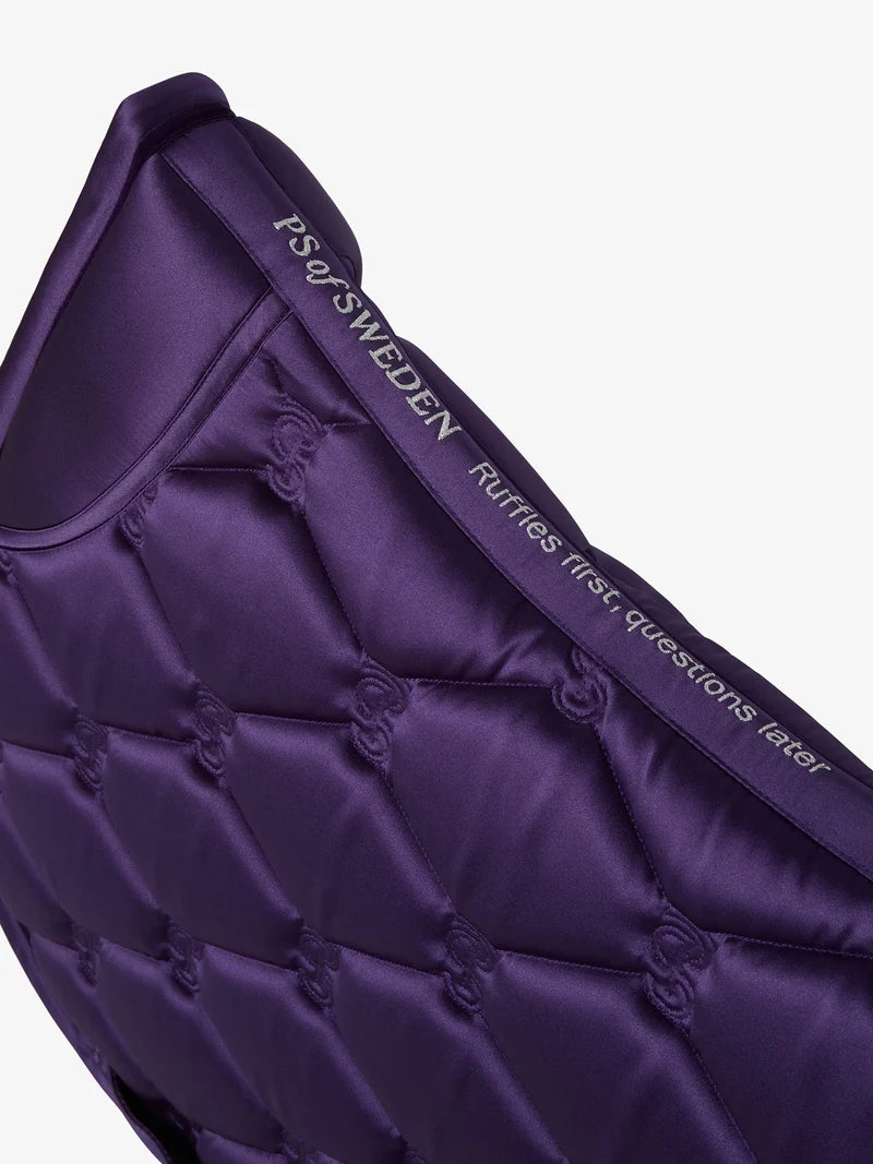 PS of Sweden Ruffle Jump Saddle Pad - Eclipse Purple