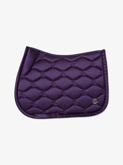 PS of Sweden Ruffle Jump Saddle Pad - Eclipse Purple