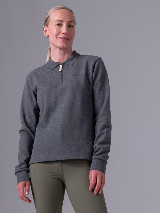 PS of Sweden Olivia Polo Shirt - Dark Grey