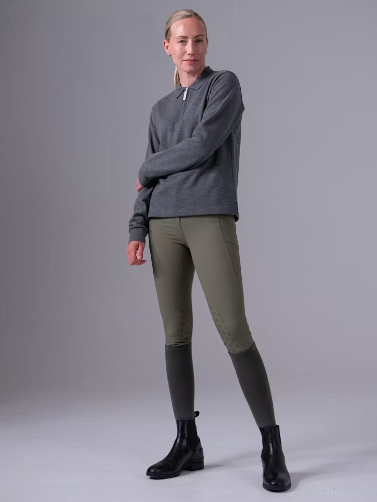 PS of Sweden Olivia Polo Shirt - Dark Grey