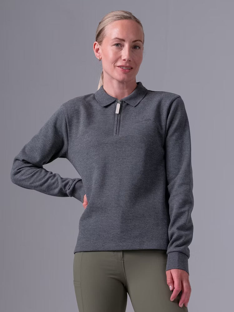 PS of Sweden Olivia Polo Shirt - Dark Grey