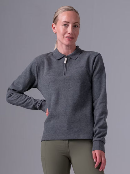 PS of Sweden Olivia Polo Shirt - Dark Grey