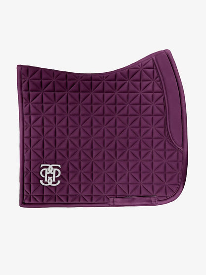 PS of Sweden Diamond Quilt Dressage Saddle Pad - Plum