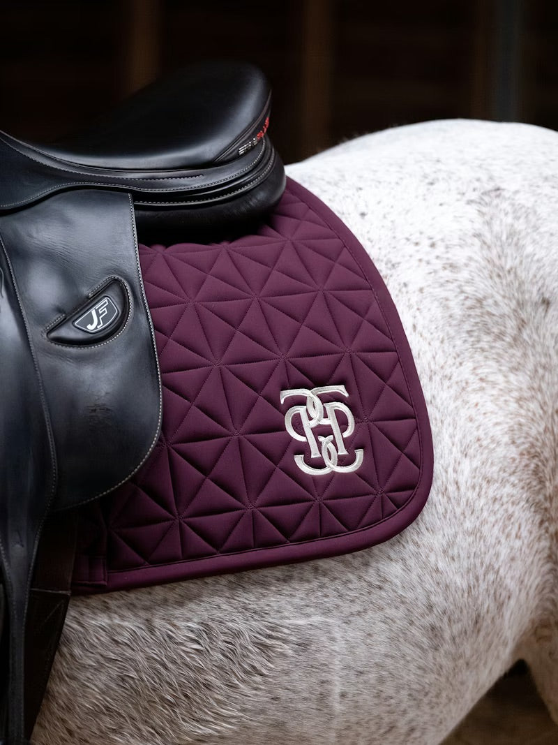 PS of Sweden Diamond Quilt Jump Saddle Pad - Plum
