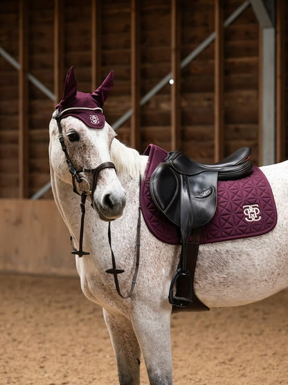 PS of Sweden Diamond Quilt Jump Saddle Pad - Plum