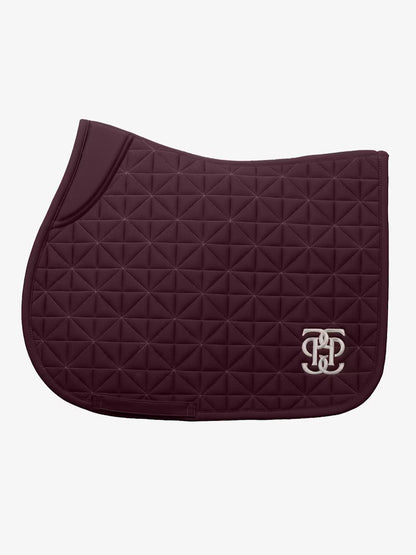 PS of Sweden Diamond Quilt Jump Saddle Pad - Plum