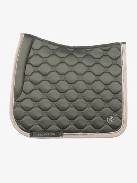 PS of Sweden Vintage Monogram Dressage Saddle Pad - Mist Green