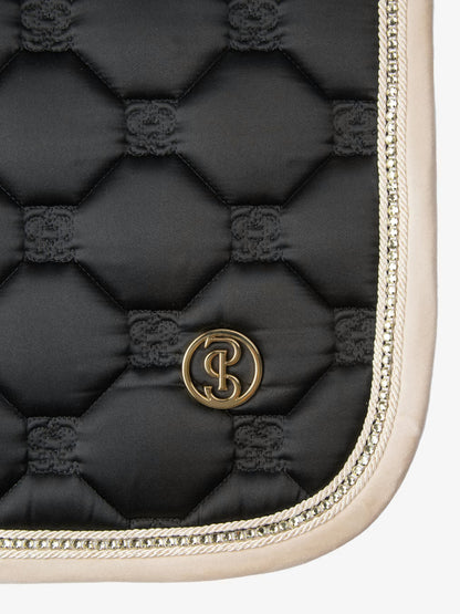PS of Sweden Vintage Monogram Jump Saddle Pad - Black