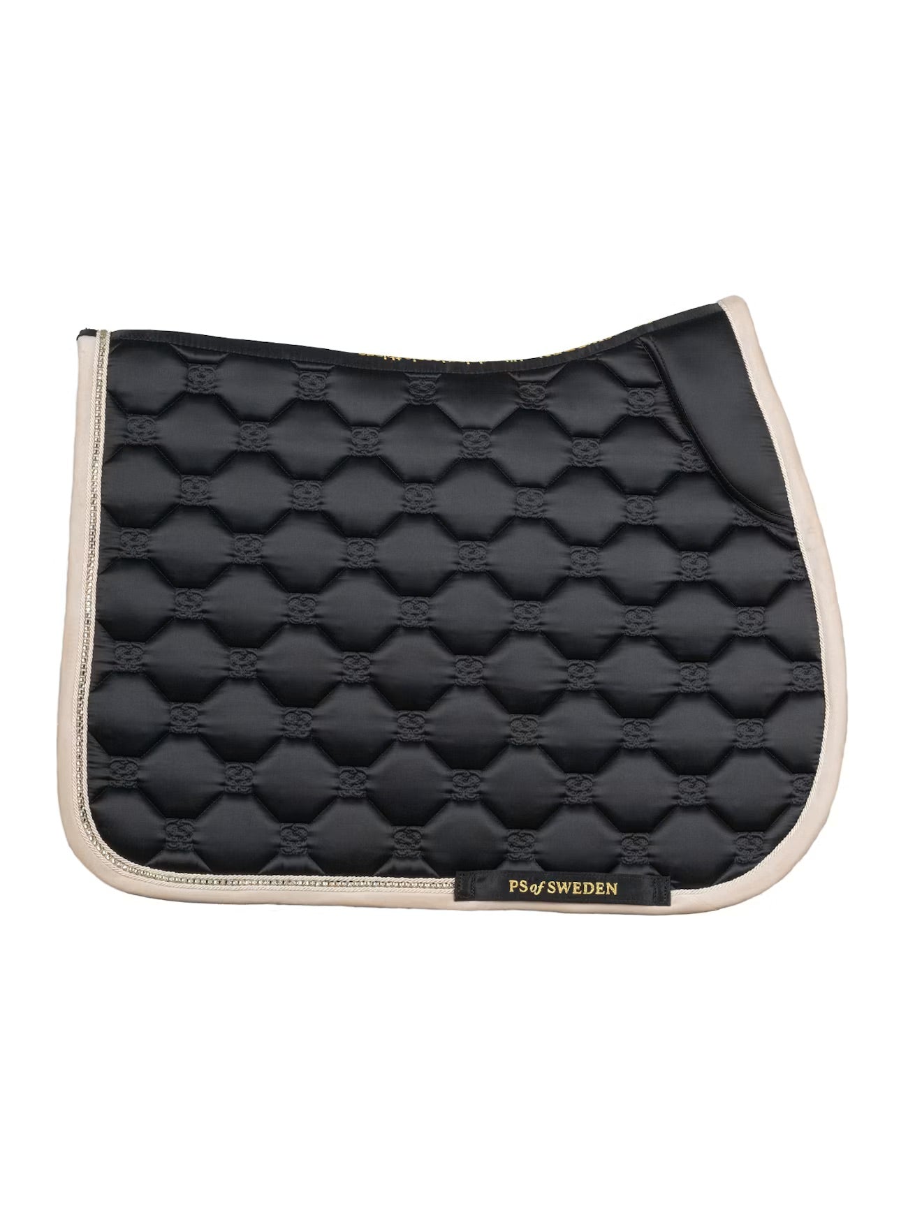 PS of Sweden Vintage Monogram Jump Saddle Pad - Black