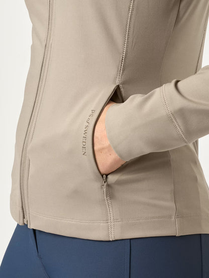 PS of Sweden Kaia Full Zip Mid Layer - Greige