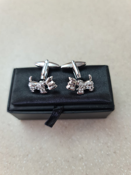 Scotty Dog Cuff links