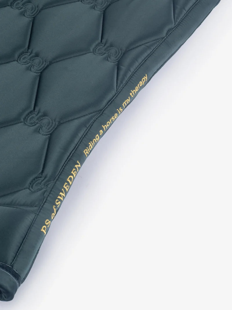 PS of Sweden Ruffle Jump Saddle Pad - Midnight Green