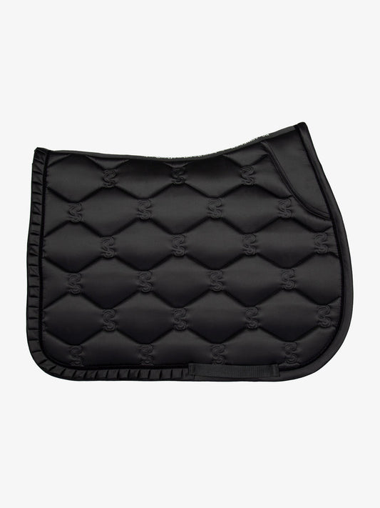 PS of Sweden Ruffle Jump Saddle Pad - Black