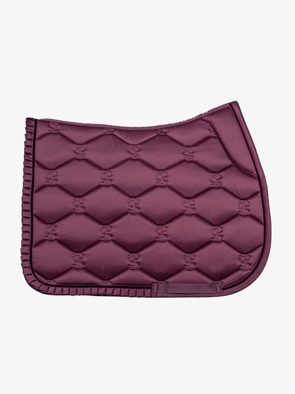 PS of Sweden Ruffle Jump Saddle Pad - Plum